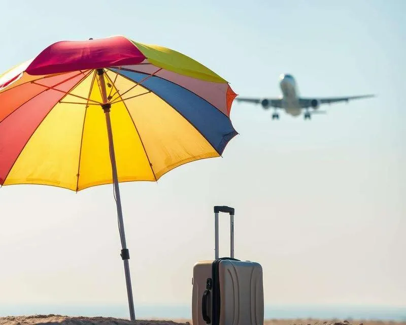 Jak z łatwością przewieźć parasol plażowy samolotem?