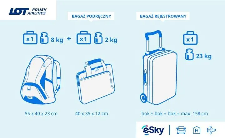 Jaką wagę może mieć podręczny bagaż do samolotu? Sprawdź limity!