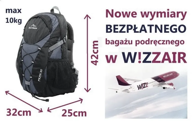 Zasady dotyczące bagażu podręcznego Wizzair w 2026 roku – co warto wiedzieć?
