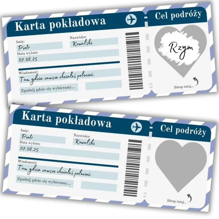 Bilety lotnicze rodzaje