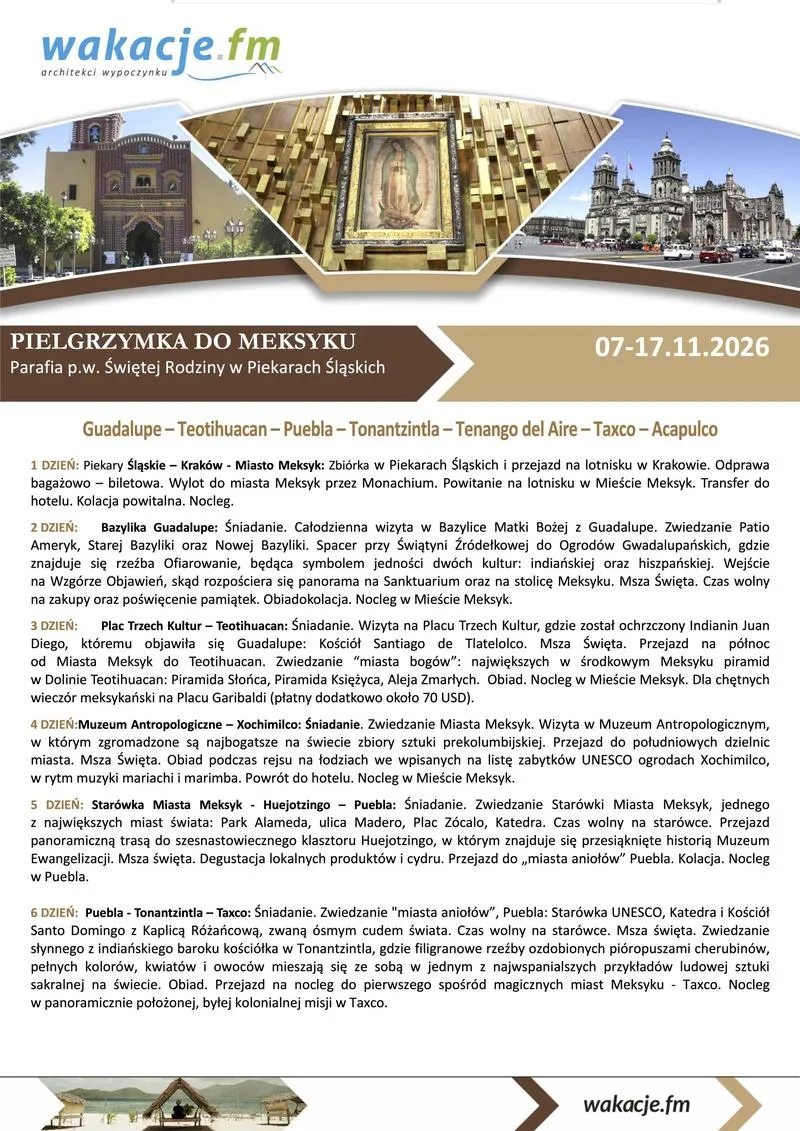 Czas lotu Monachium Meksyk