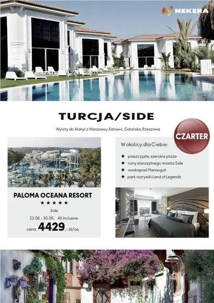 Lot ze Szczecina do Turcji