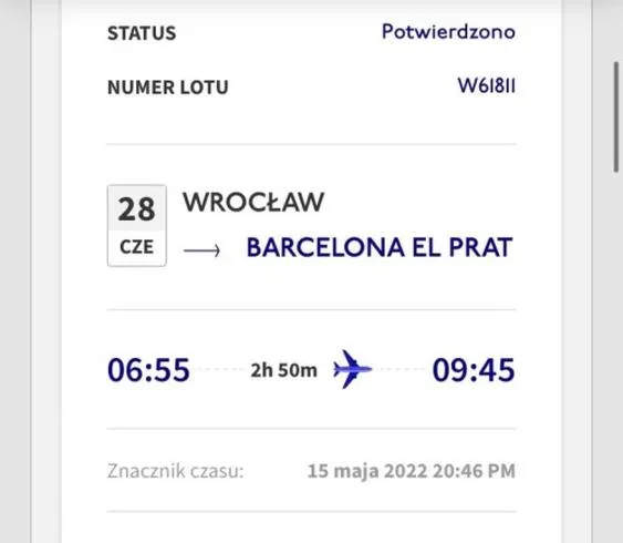 Loty z Wrocławia do Barcelony