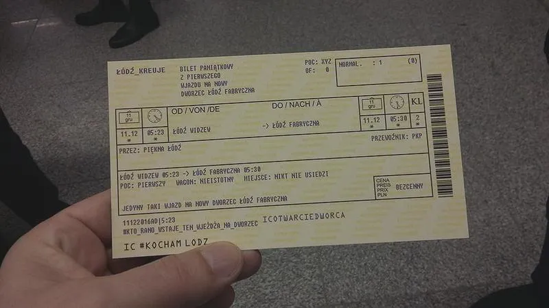 Płatności za bilety PKP