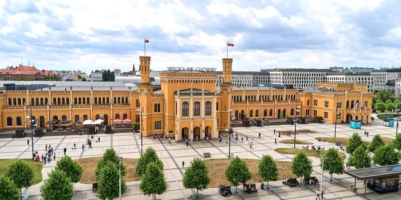 Podróż pociągiem Wrocław