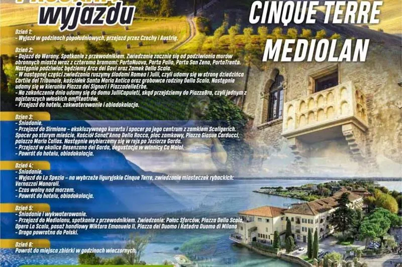 Podróż z Mediolanu do Werony