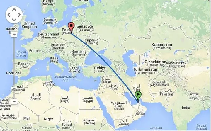 Połączenia lotnicze Dubaj Warszawa