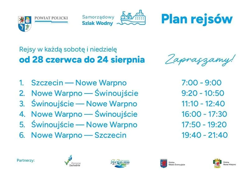 Szczecin do Nowego Warpna