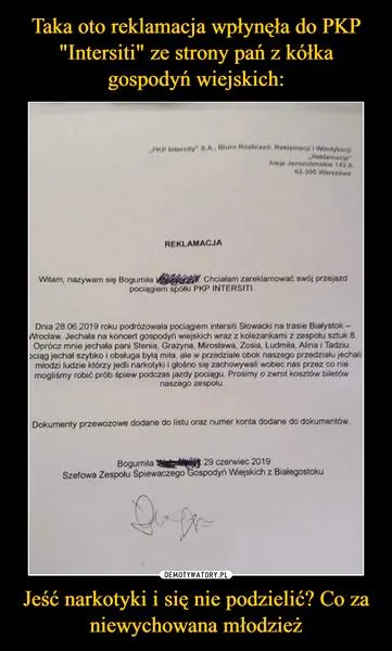 Terminy reklamacji PKP