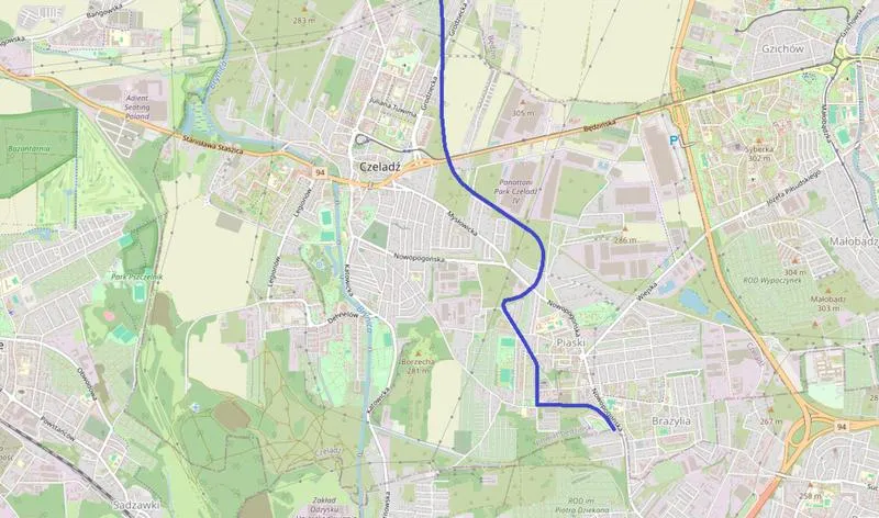 Trasy spacerowe Czeladź